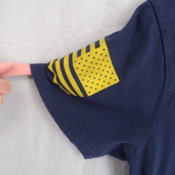 Grunt Style Graphic Made In The USA Men's Short Sleeve Tee - navy, size medium - Picture 3 of 6